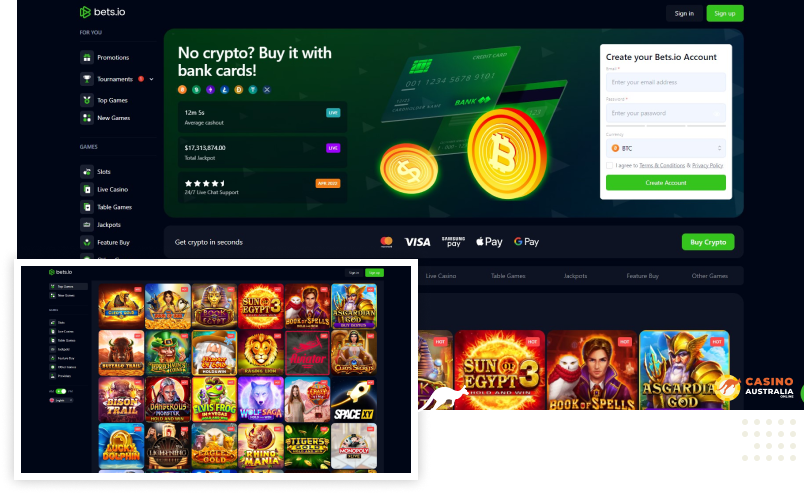 Bets.io Casino Australia Review