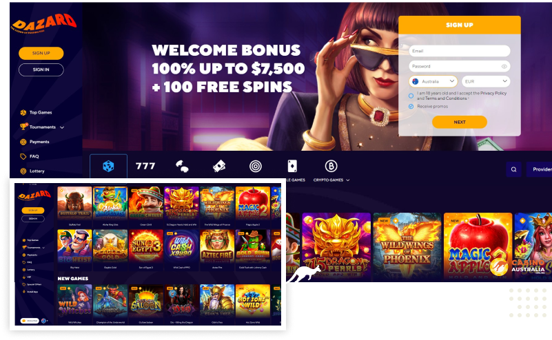 Dazard Casino Australia Review