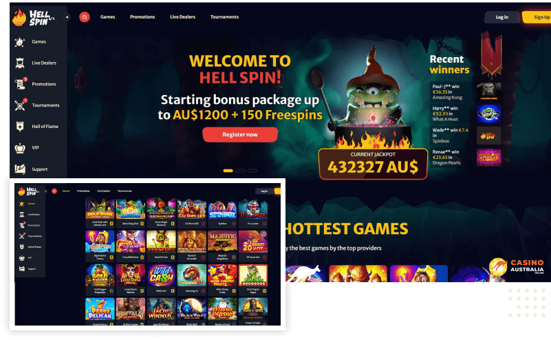 Hell Spin Casino Australia Review