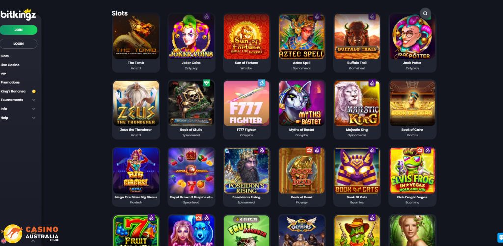 BitKingz Casino Games Australia