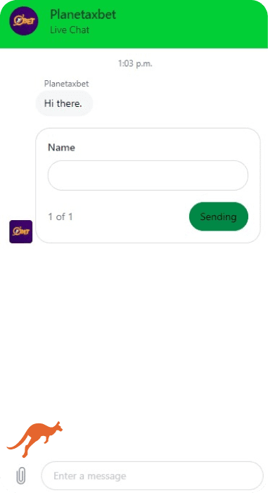 PlanetaXbet Casino Live Chat Support
