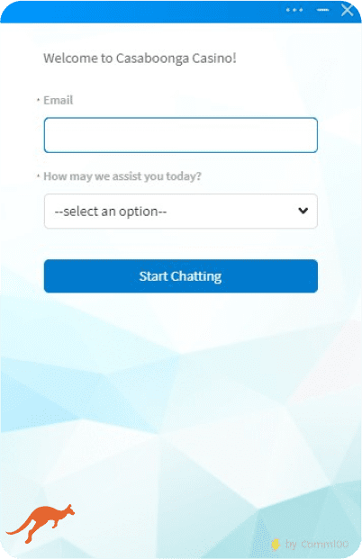 Casa Boonga Casino Live Chat Support
