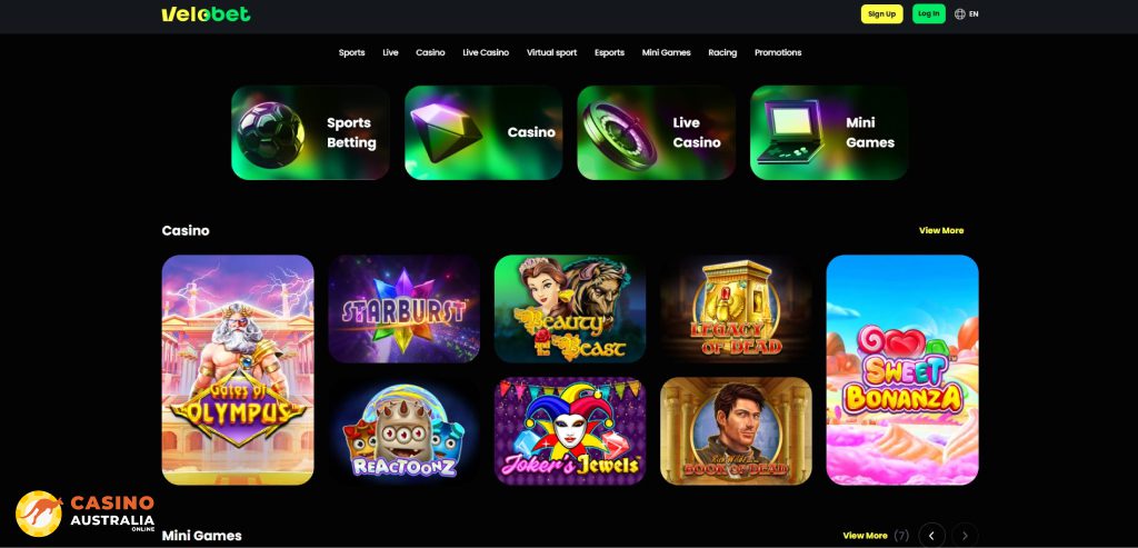 Velobet Casino Review Australia