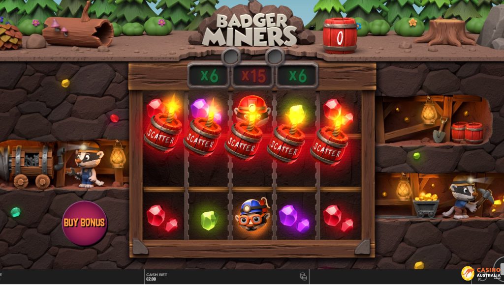 Badger Miners Free Play Scatters Wins Australia Review