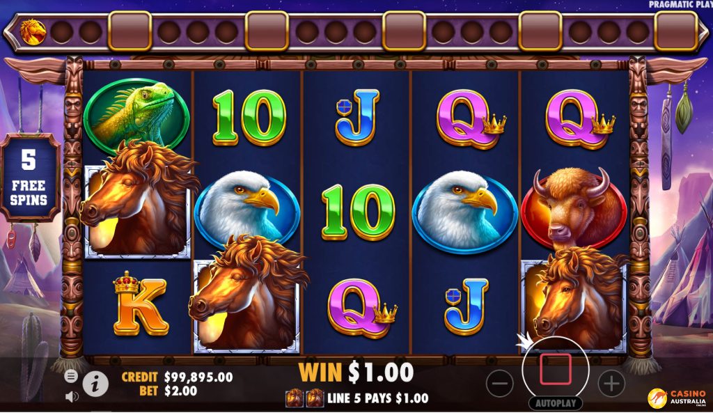 Mustang Trail Free Play Bonus Feature Spins Australia Review