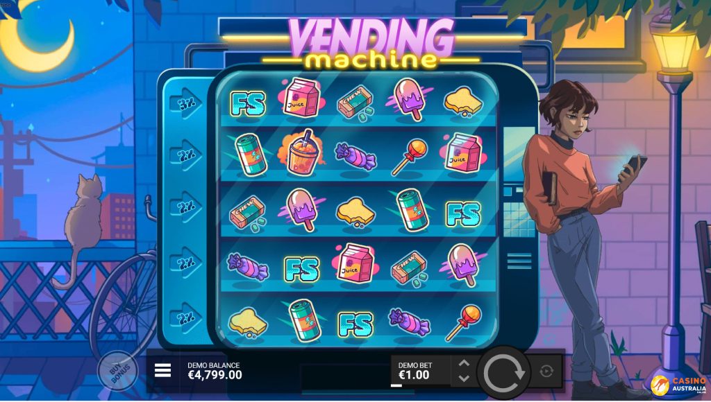 Vending Machine Free Play Scatters Wins Australia Review