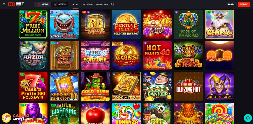 N1Bet Casino Games Australia