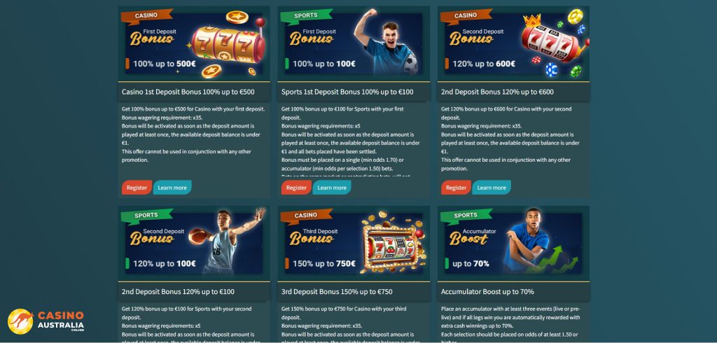 Destino Casino Promotions Australia