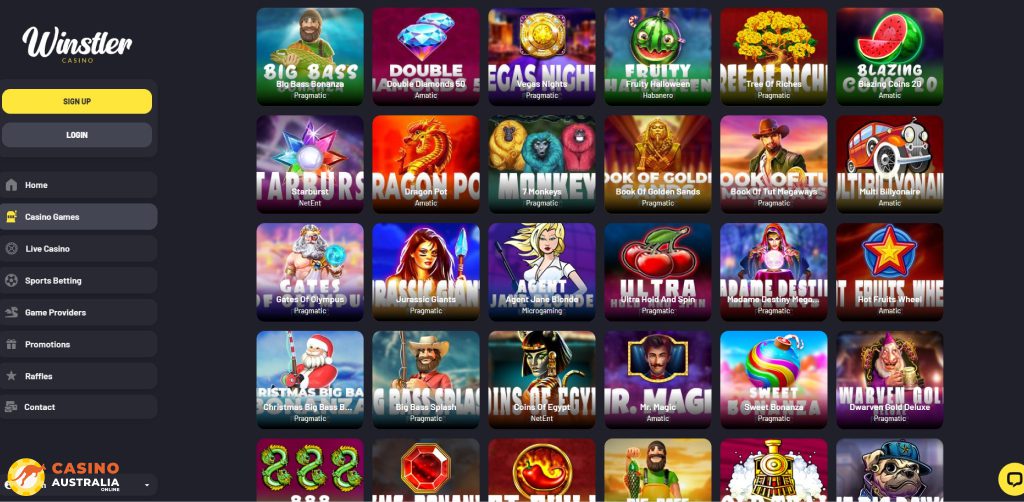 Winstler Casino Games Australia