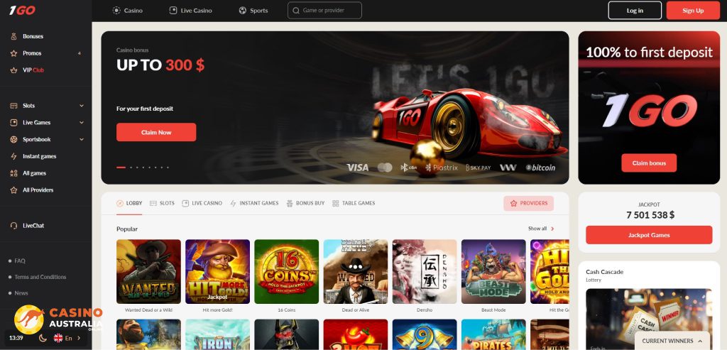 1Go Casino Review Australia