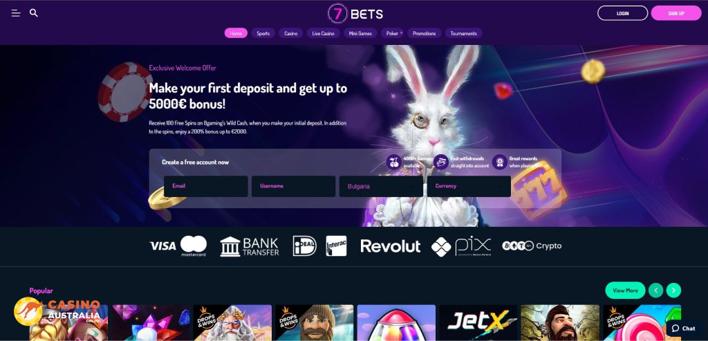 7bets Casino Review Australia