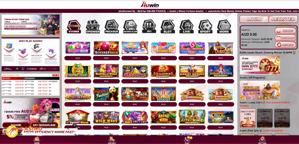 AUWin Casino Review Australia