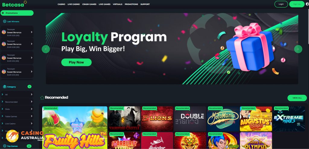 BetCasa Casino Review Australia