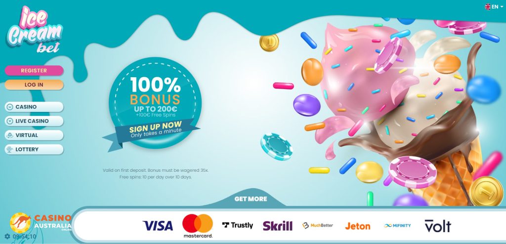 IceCreamBet Casino Review Australia