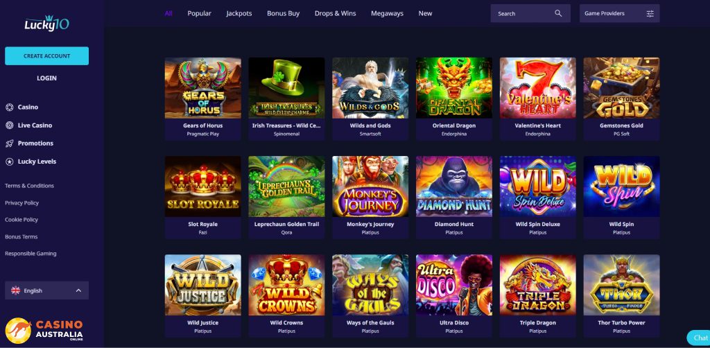 Lucky10 Casino Games Australia