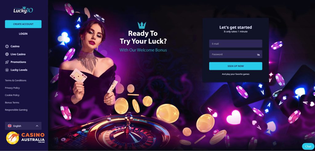 Lucky10 Casino Review Australia