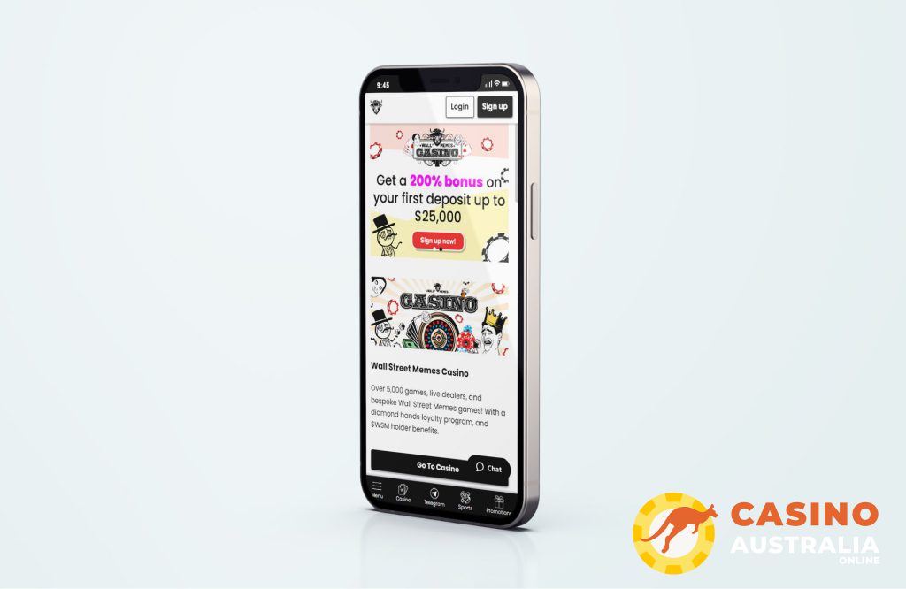 WSM Casino Mobile Version