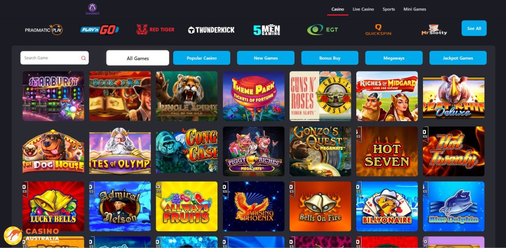 YourWin24 Casino Games Australia