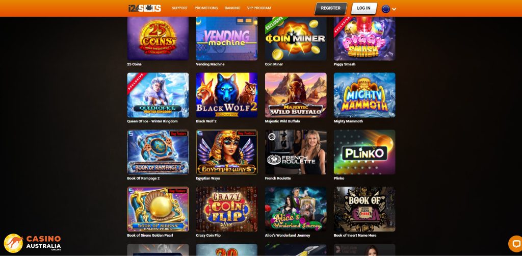 i24Slots Casino Games Australia