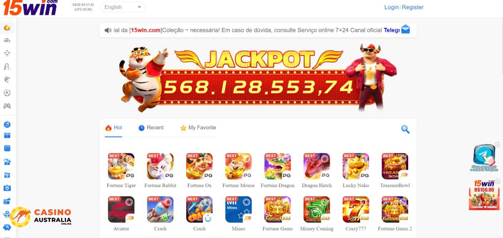 15Win Casino Review Australia