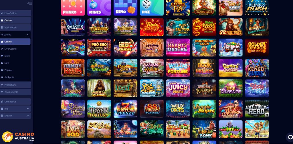 CryptoRush Casino Games Australia