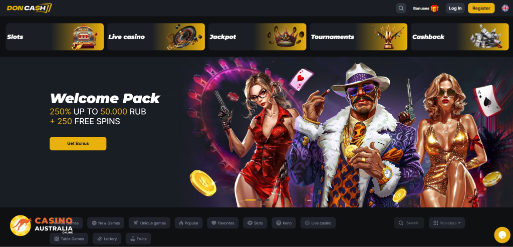 DonCash Casino Review Australia