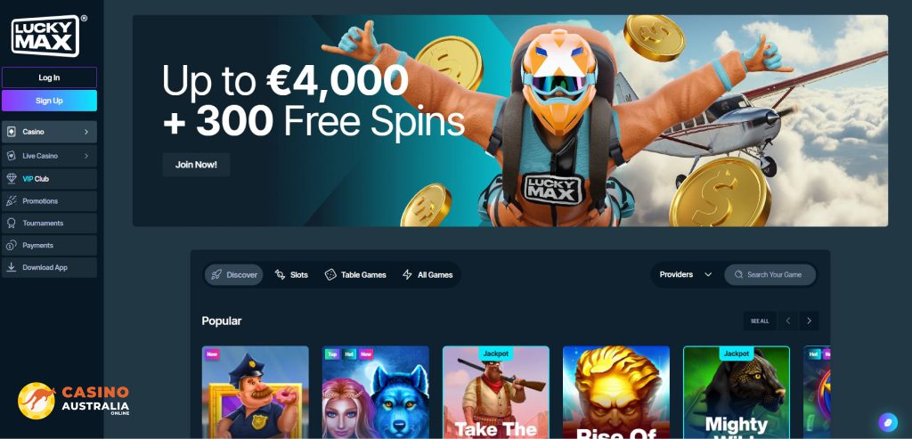 LuckyMax Casino Review Australia