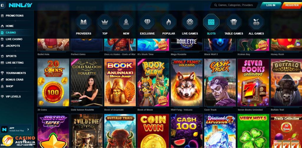 Ninlay Casino Games Australia