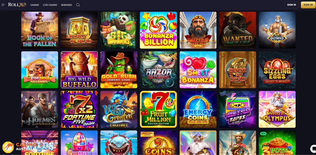 RollXO Casino Games Australia