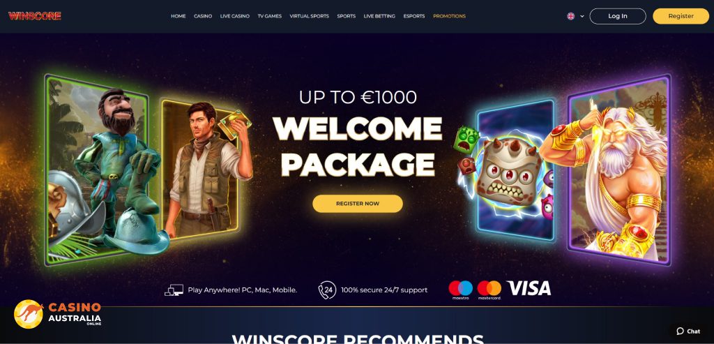 WinScore Casino Review Australia