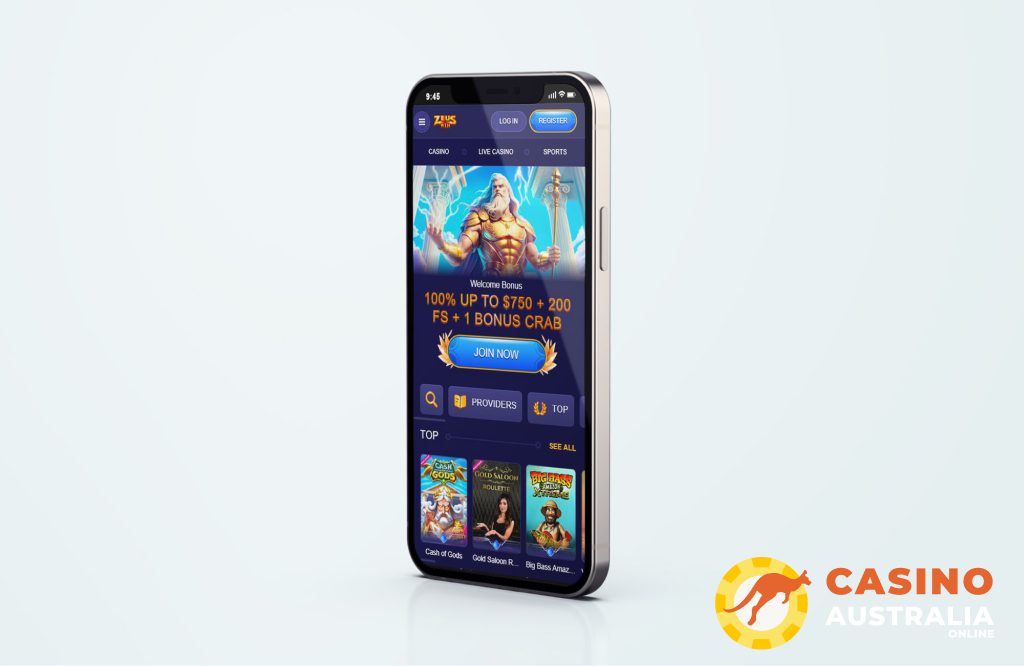 ZeusWin Casino Mobile Version