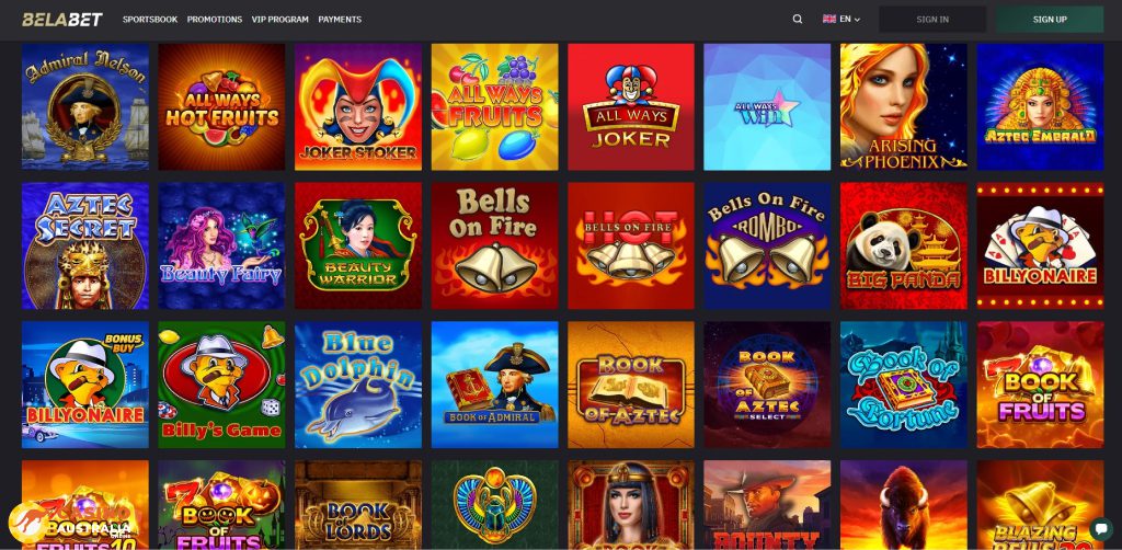 Belabet Casino Games Australia