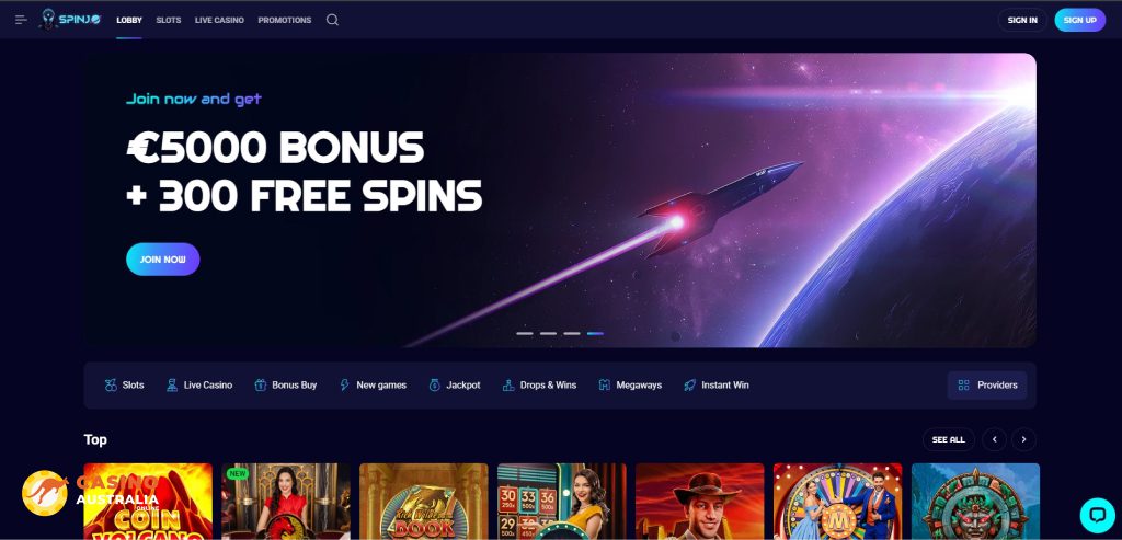 Spinjo Casino Review Australia