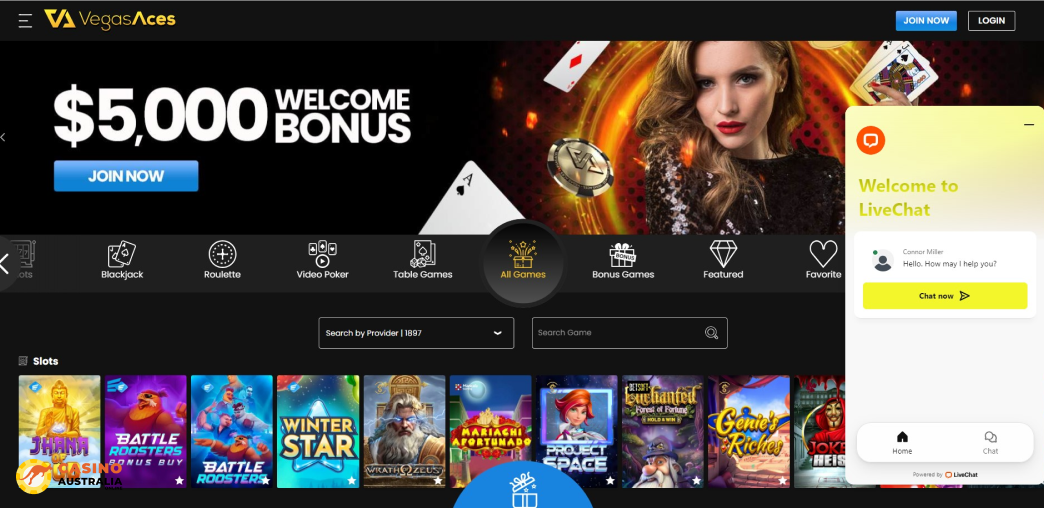 Vegas Aces Casino Payment Methods