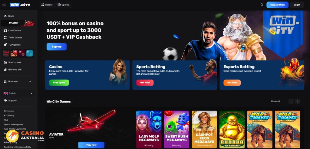 WinCity Casino Review Australia