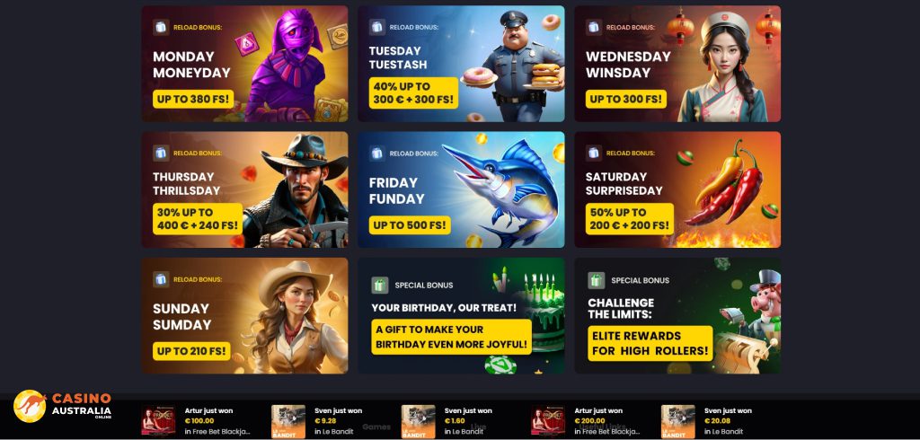 Asino Casino Promotions Australia