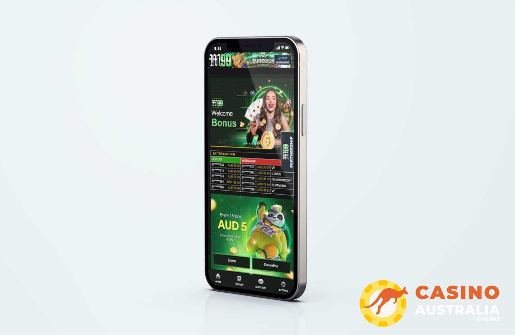 M99 Casino Mobile Version