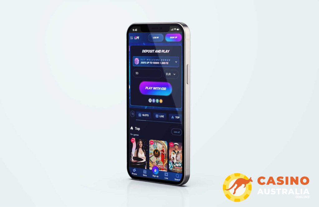 BM.Bet Casino Mobile Version