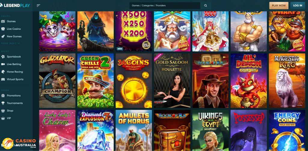 LegendPlay Casino Games Australia