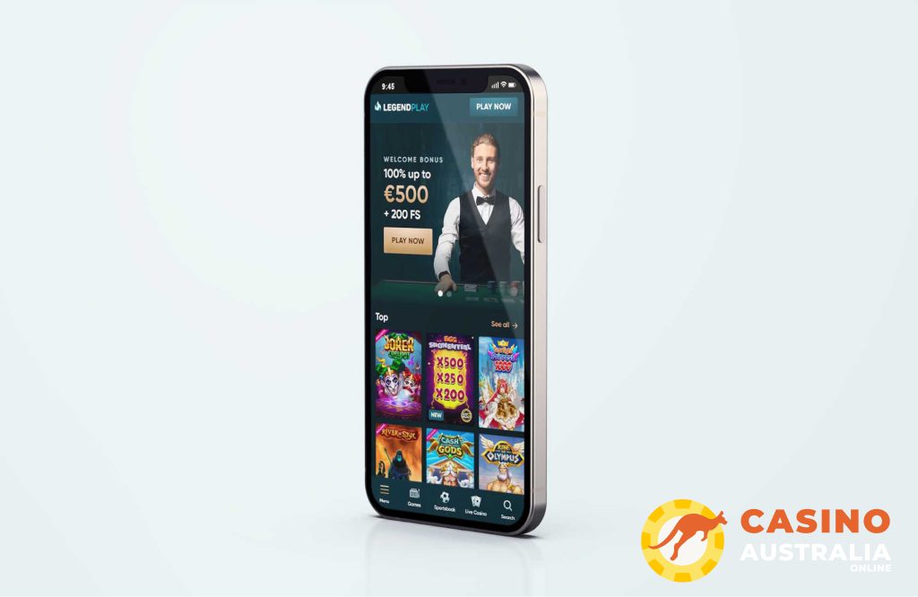 LegendPlay Casino Mobile Version