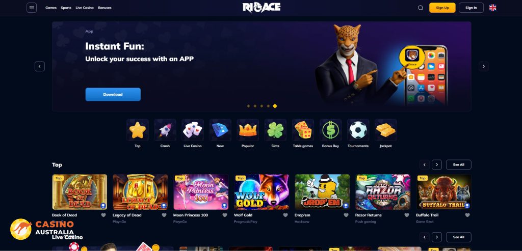 RioAce Casino Review Australia