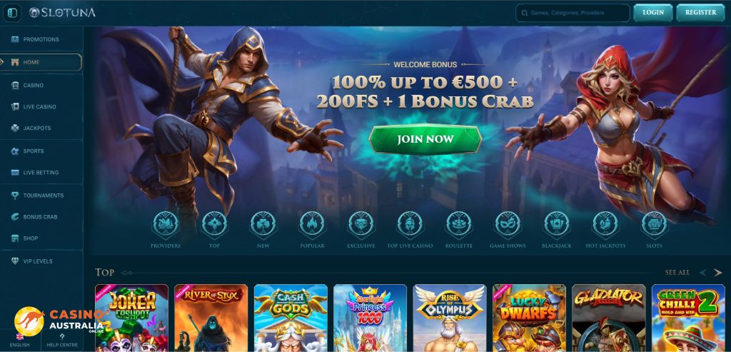 Slotuna Casino Review Australia