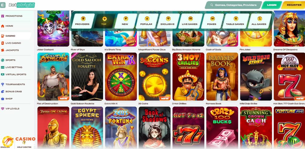 Betalright Casino Review Australia