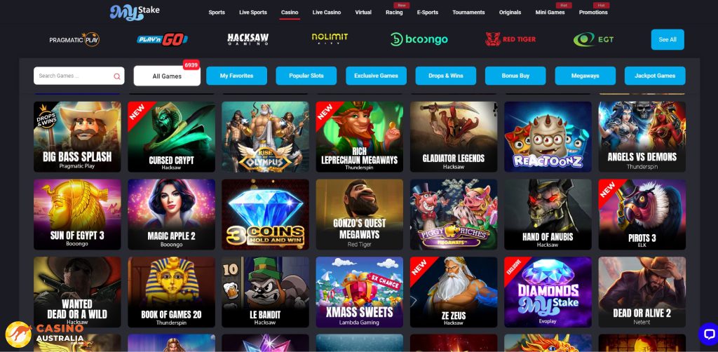 MyStake Casino Promotions Australia