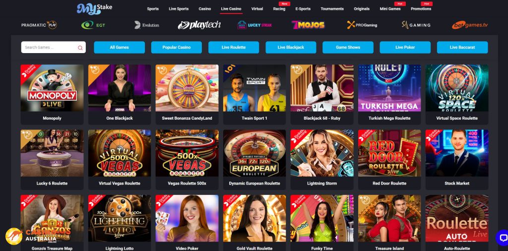 MyStake Casino Promotions Australia