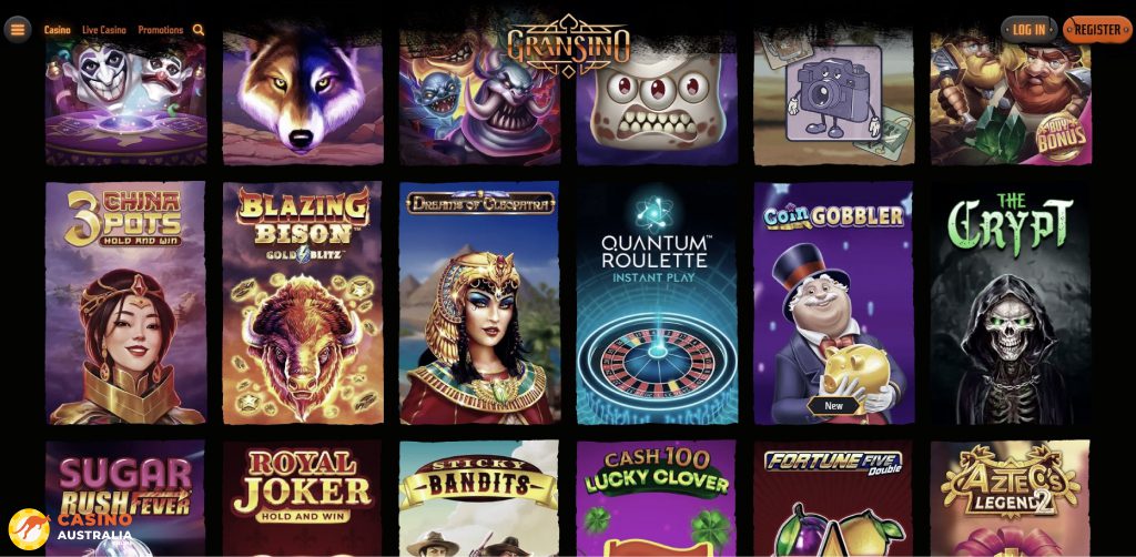 Gransino Casino Games Australia