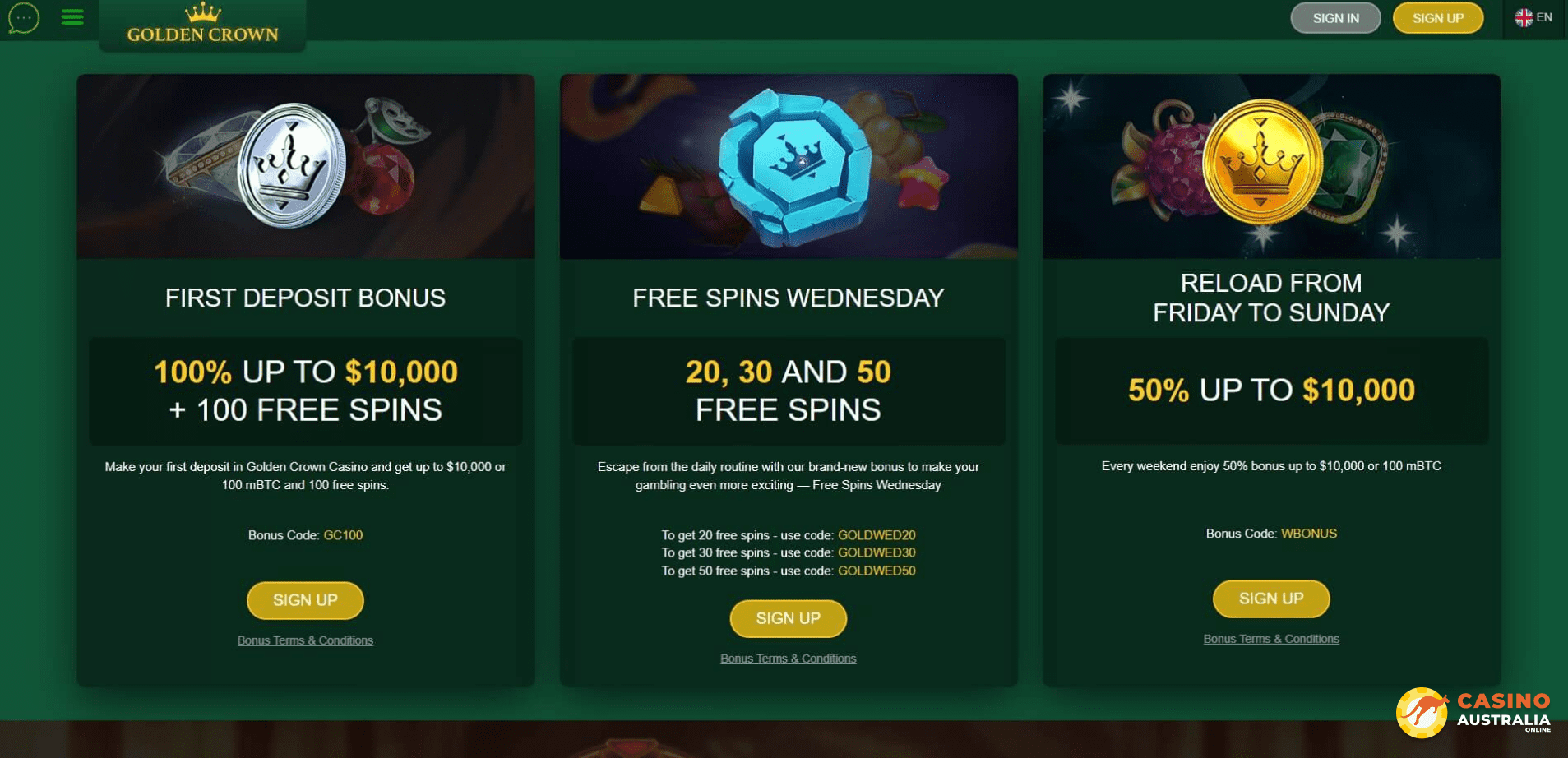 golden crown mobile casino