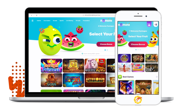 Nomini Casino Mobile devices Version