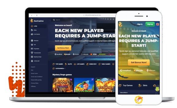 Joo Casino Mobile devices Version