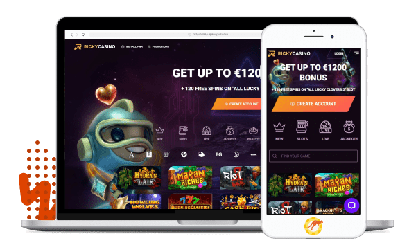 RickyCasino Mobile devices Version